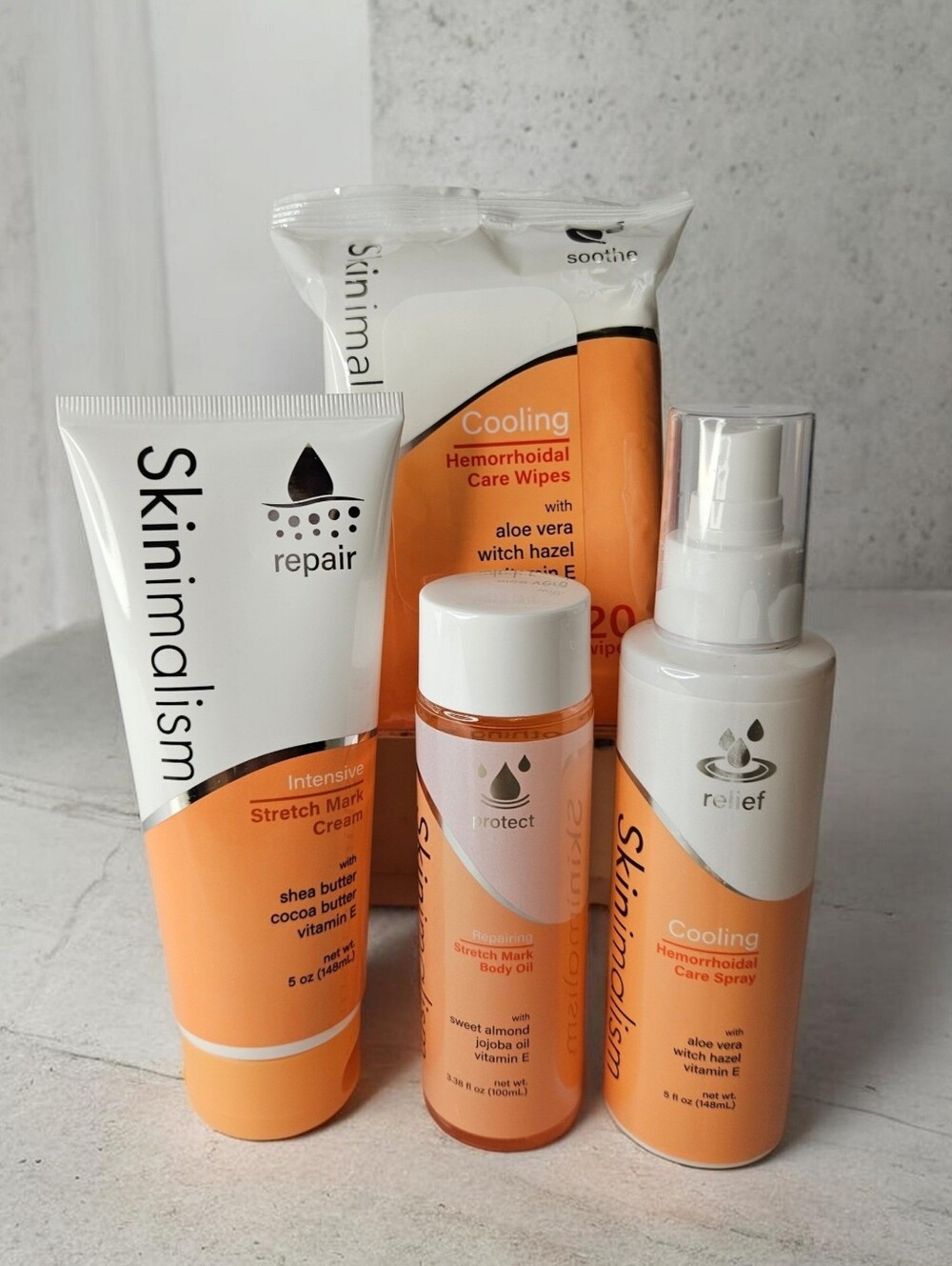 🦋 SKINIMALSIM MATERNITY  POSPARTOM SKINCARE COLLECTION 4 PC